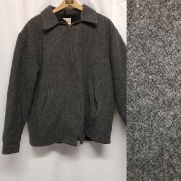 Woolrich Woolen Mills Vintage 80s Retro Gray Wool… - image 1