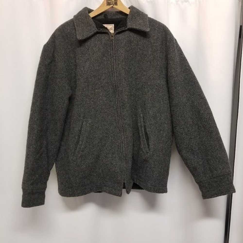 Woolrich Woolen Mills Vintage 80s Retro Gray Wool… - image 2