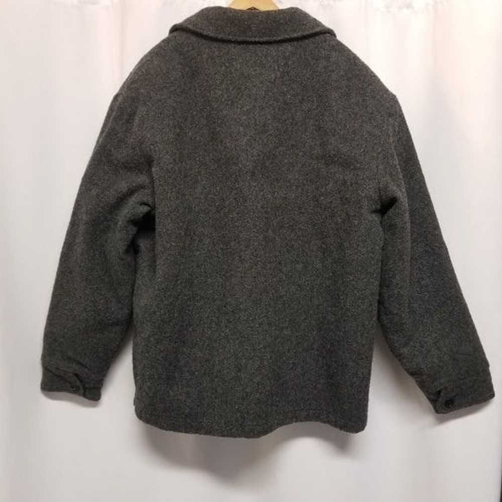 Woolrich Woolen Mills Vintage 80s Retro Gray Wool… - image 3