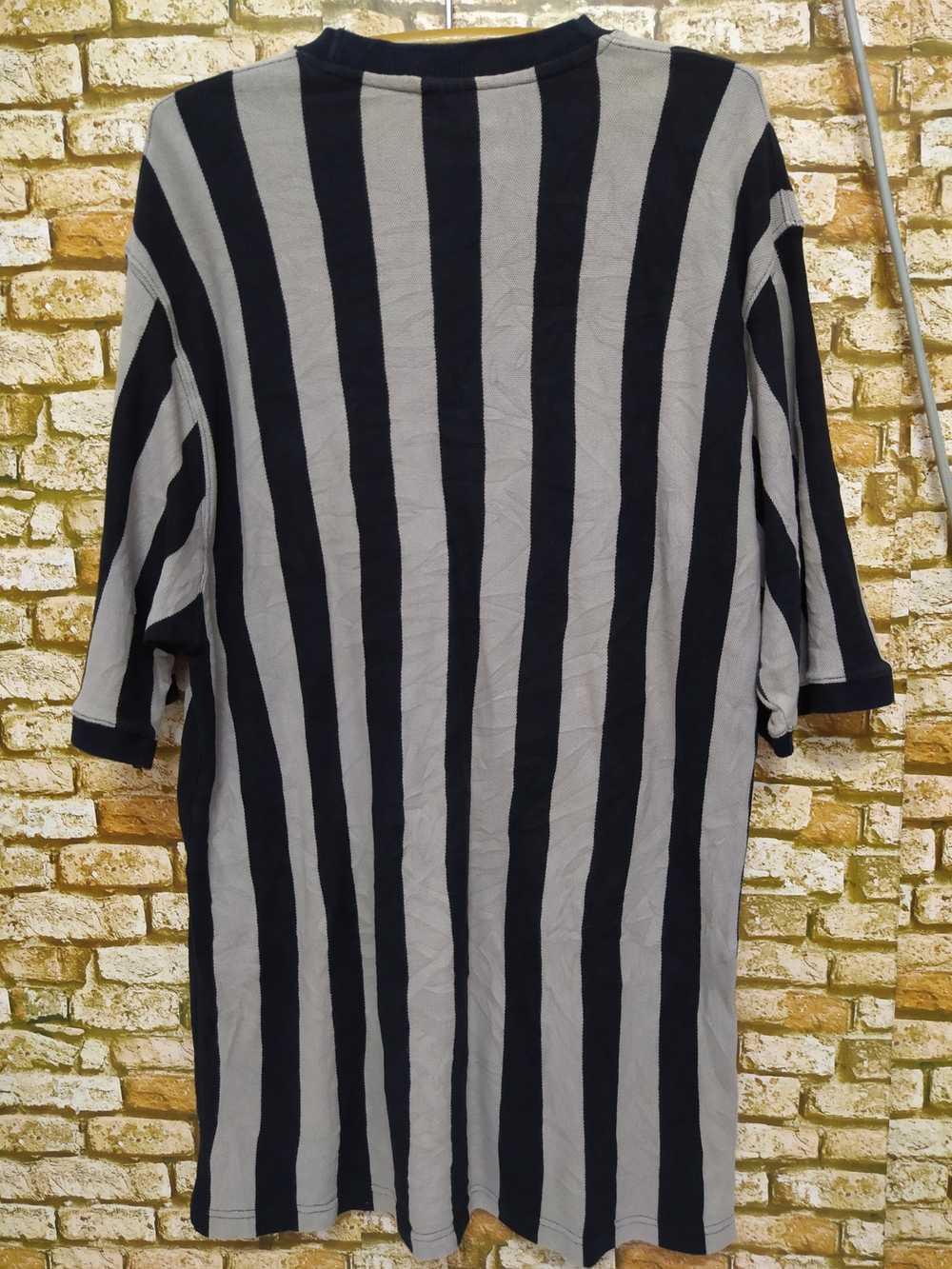 Sean John × Vintage 90s SEAN JOHN Prison Stripe O… - image 3