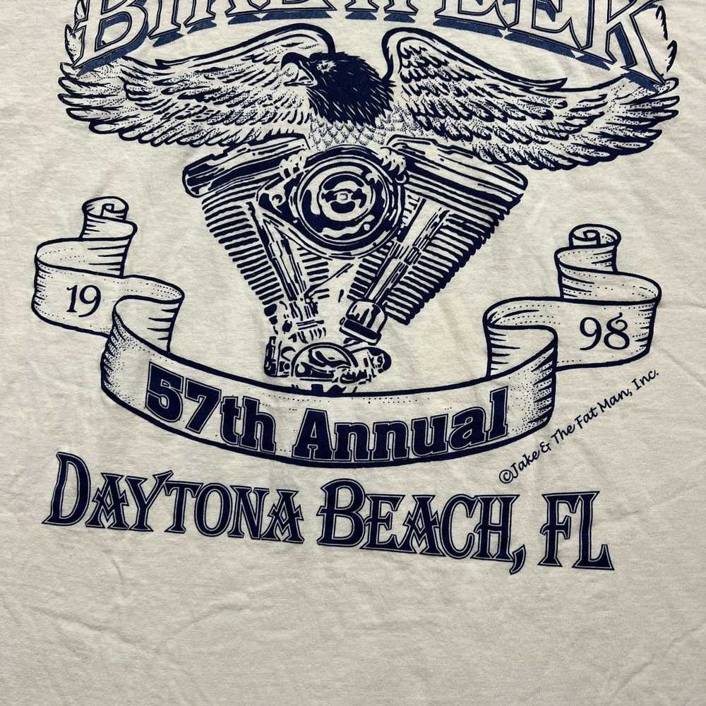 Vintage Vintage 1998 daytona bike week T-Shirt si… - image 10