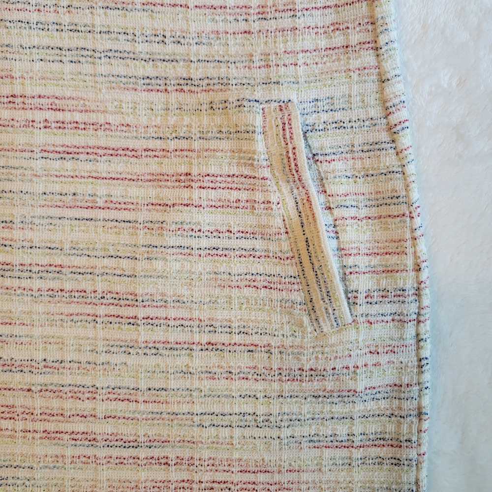 Loft LOFT Tweed Striped Dress with Pockets - image 3