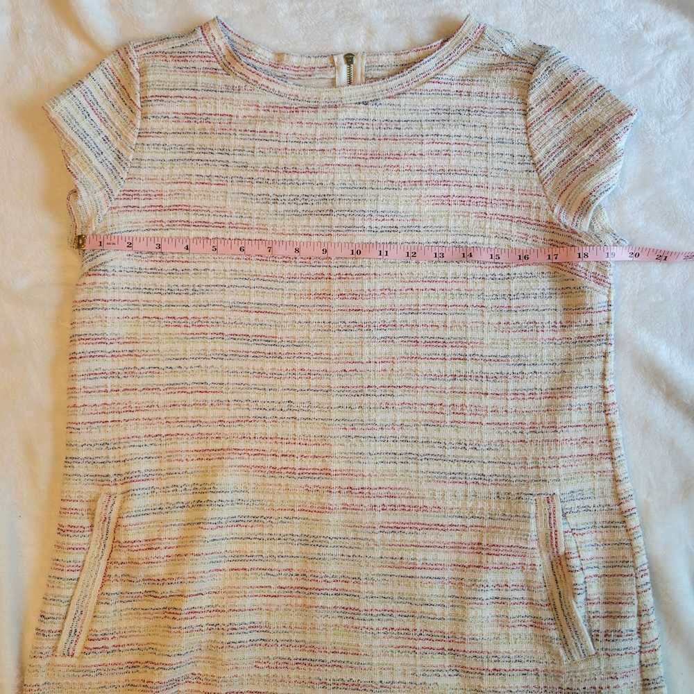 Loft LOFT Tweed Striped Dress with Pockets - image 7