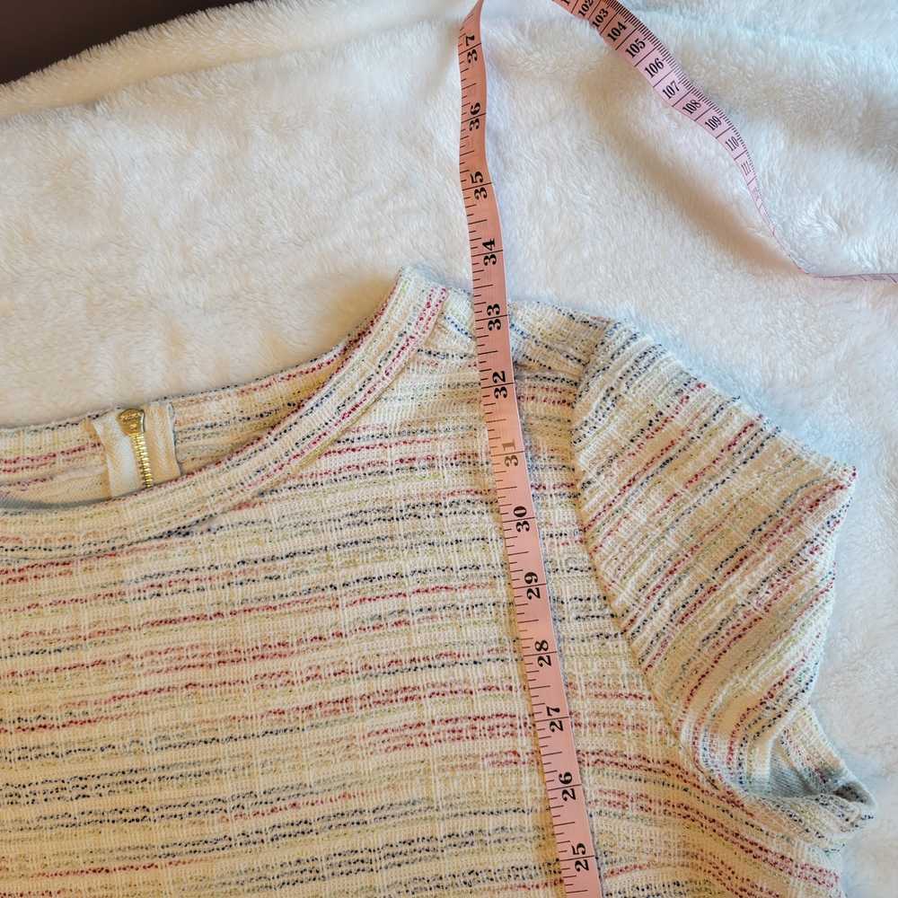 Loft LOFT Tweed Striped Dress with Pockets - image 8