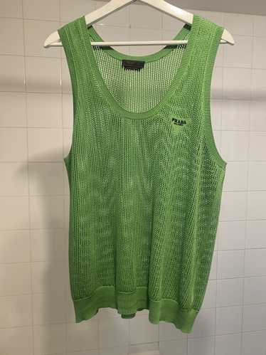 Prada Men's Mesh Knit Tank Top SS2022