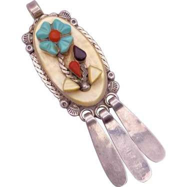 Important Native American Zuni Vintage Mike Simplicio Lapis Sterling Silver Ring Important Native American Zuni Vintage Mike Simplicio Lapis Sterling Silver Ring