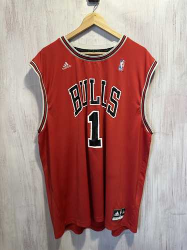 🏀 NBA Adidas Chicago Bulls Derrick Rose Jersey #1 BOYS Sewn Black #44, M