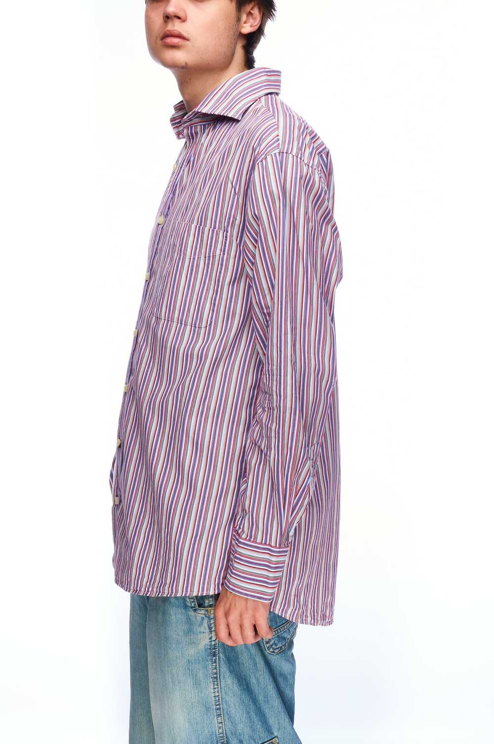 Gant GANT Shirt Multicolored Striped Cotton Popli… - image 3