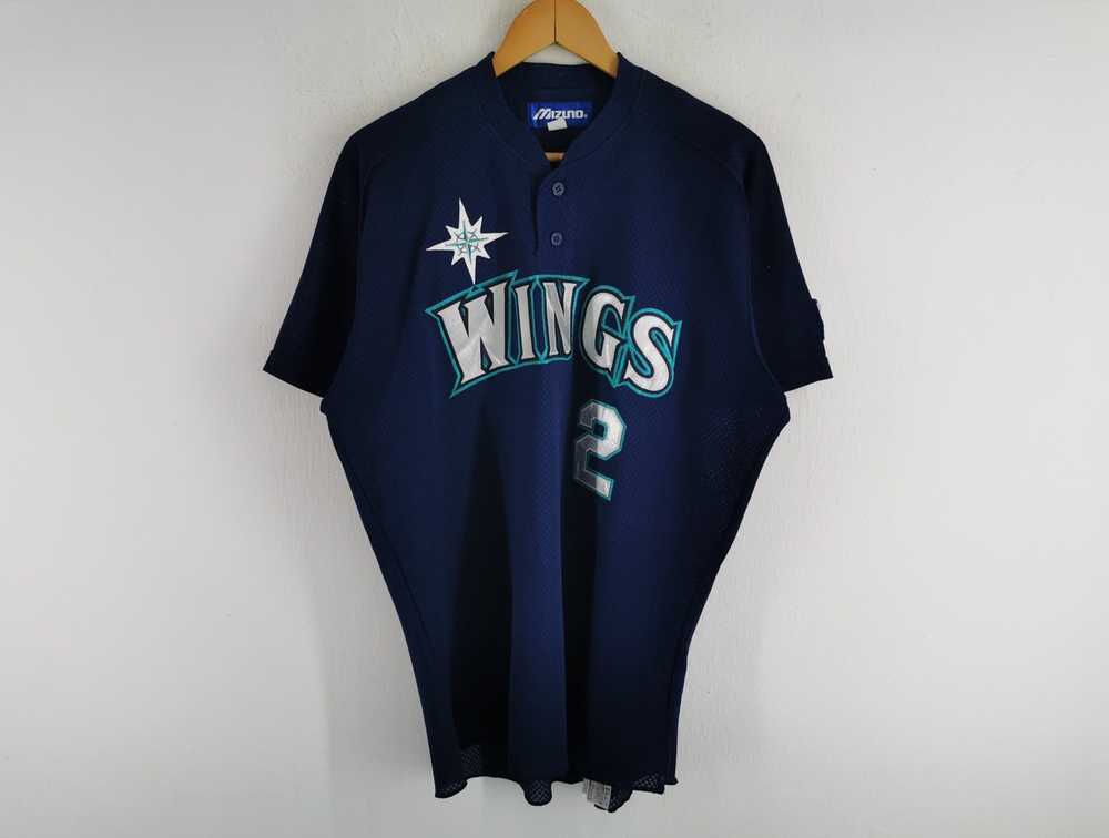 Mizuno Vintage 90s Mizuno Baseball T Shirt Made I… - image 1