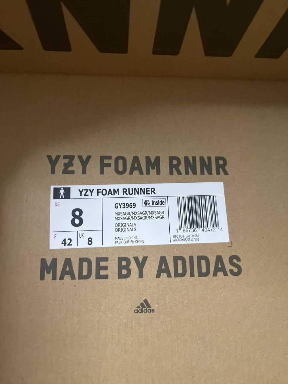 Adidas × Kanye West Yezzy Foam Runner Mix Sand Gr… - image 6