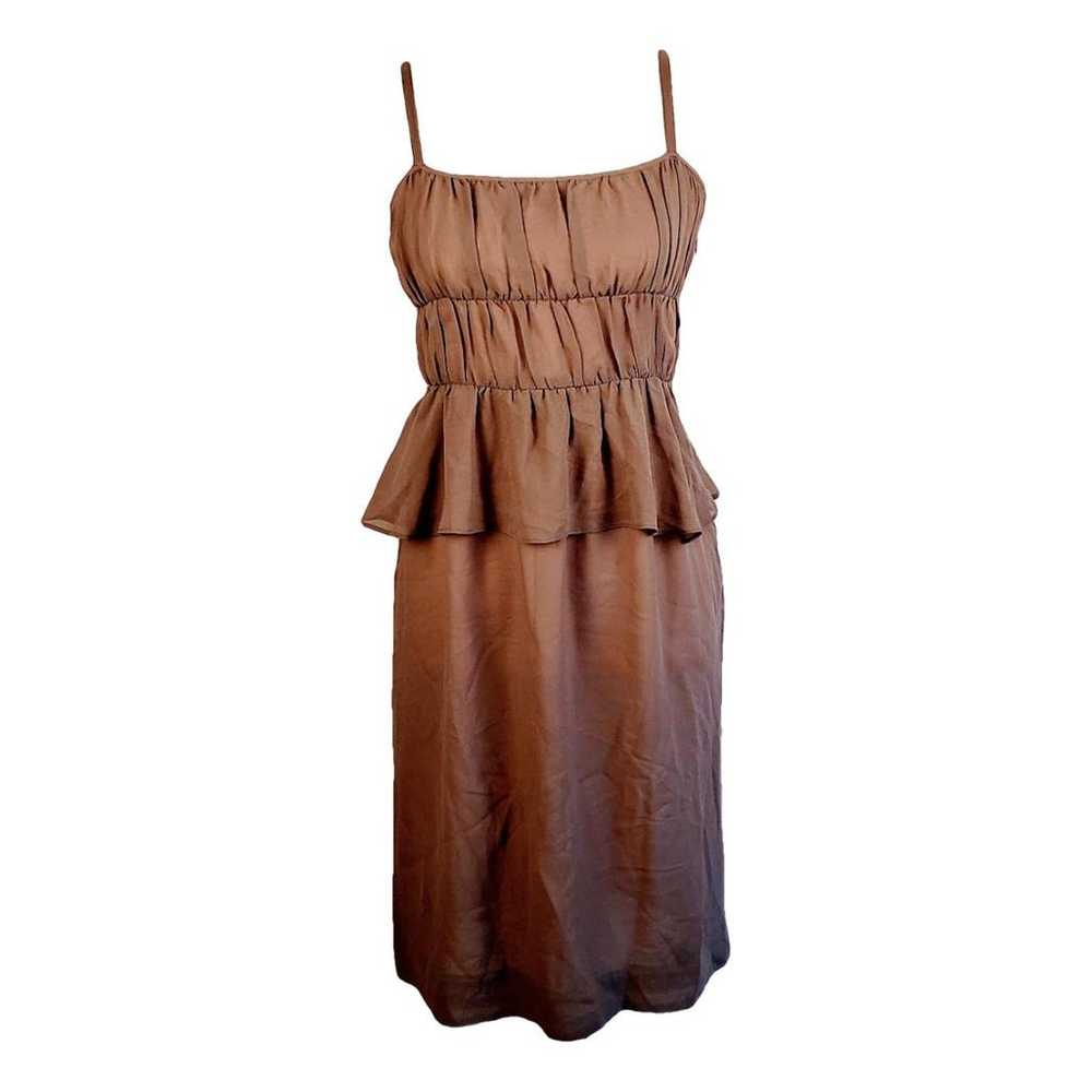 Anthropologie Silk mid-length dress - image 1