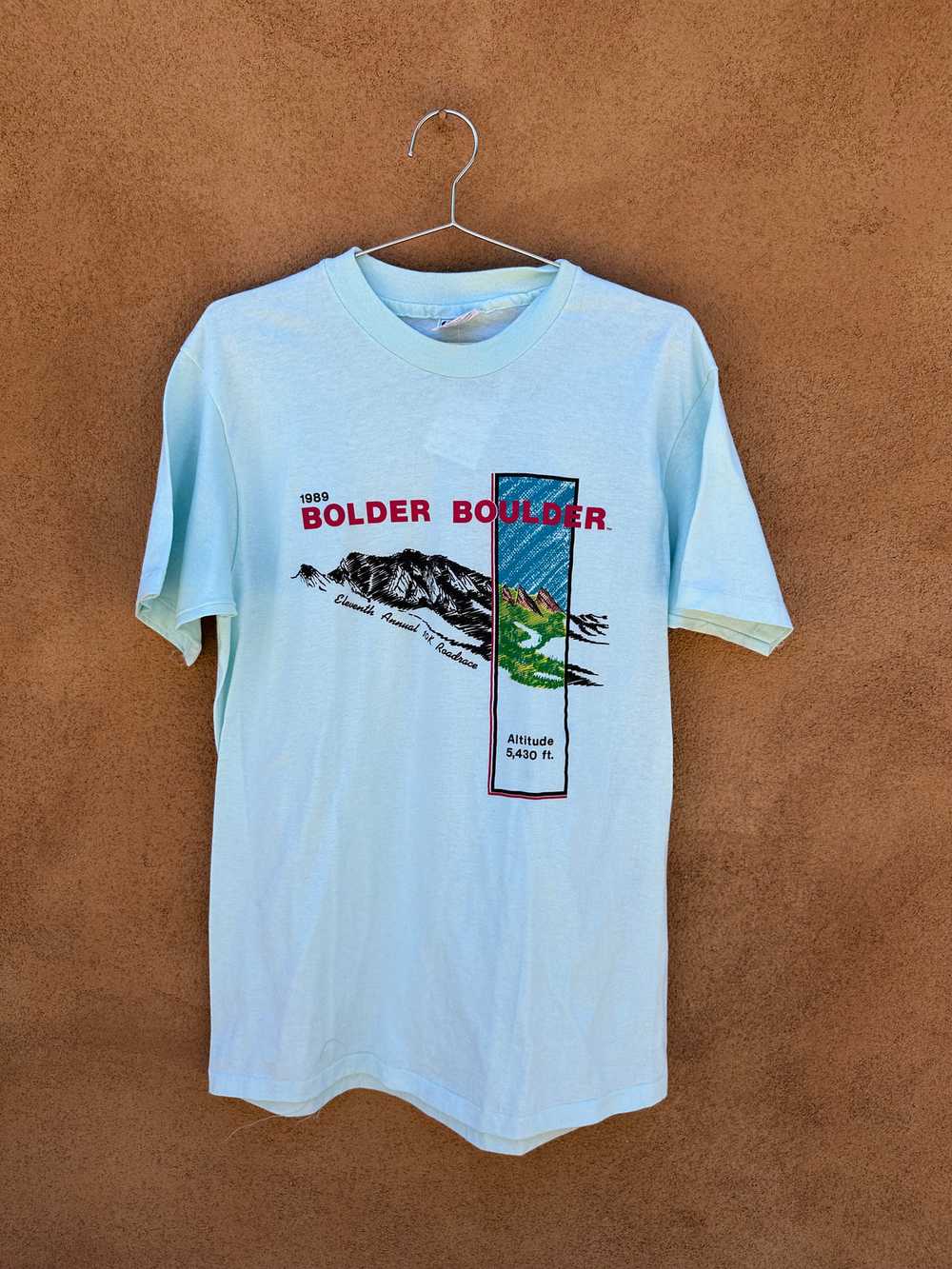 1989 Bolder Boulder, CO Roadrace T-shirt - image 1