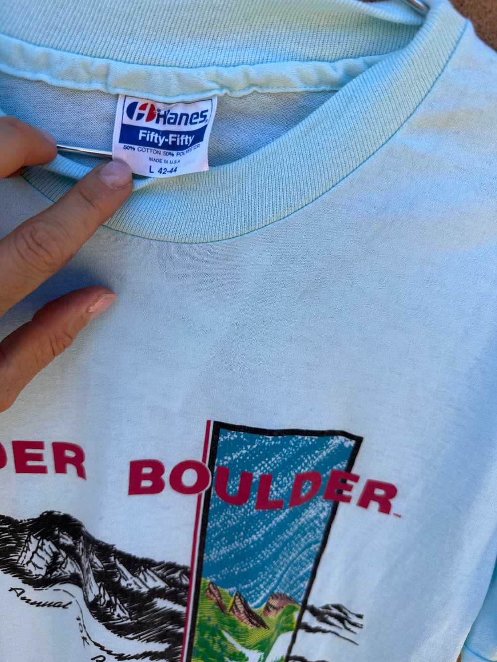 1989 Bolder Boulder, CO Roadrace T-shirt - image 2