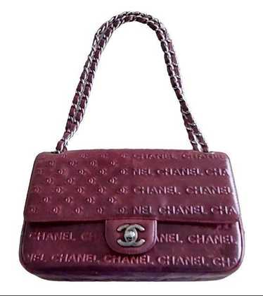 Coco handle leather handbag Chanel Burgundy in Leather - 35052457