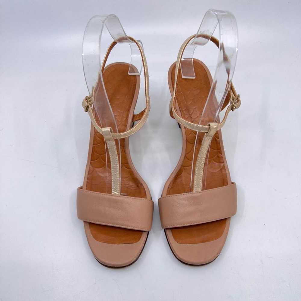 Chie Mihara Strappy Leather Wedge Sandal (39) |… - image 4