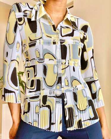 Picasso Accordion Blouse