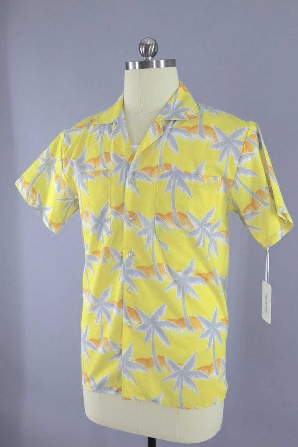 Vintage Tropicana Yellow Hawaiian Shirt - image 2