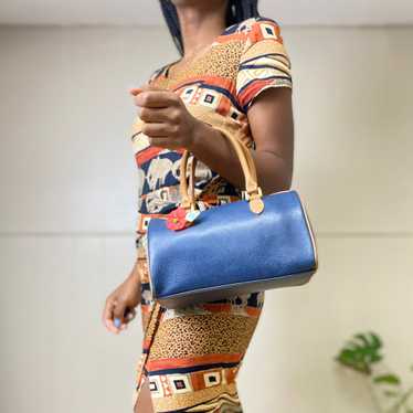Liz Claiborne Small Handbag With “LC” Logo - Gem
