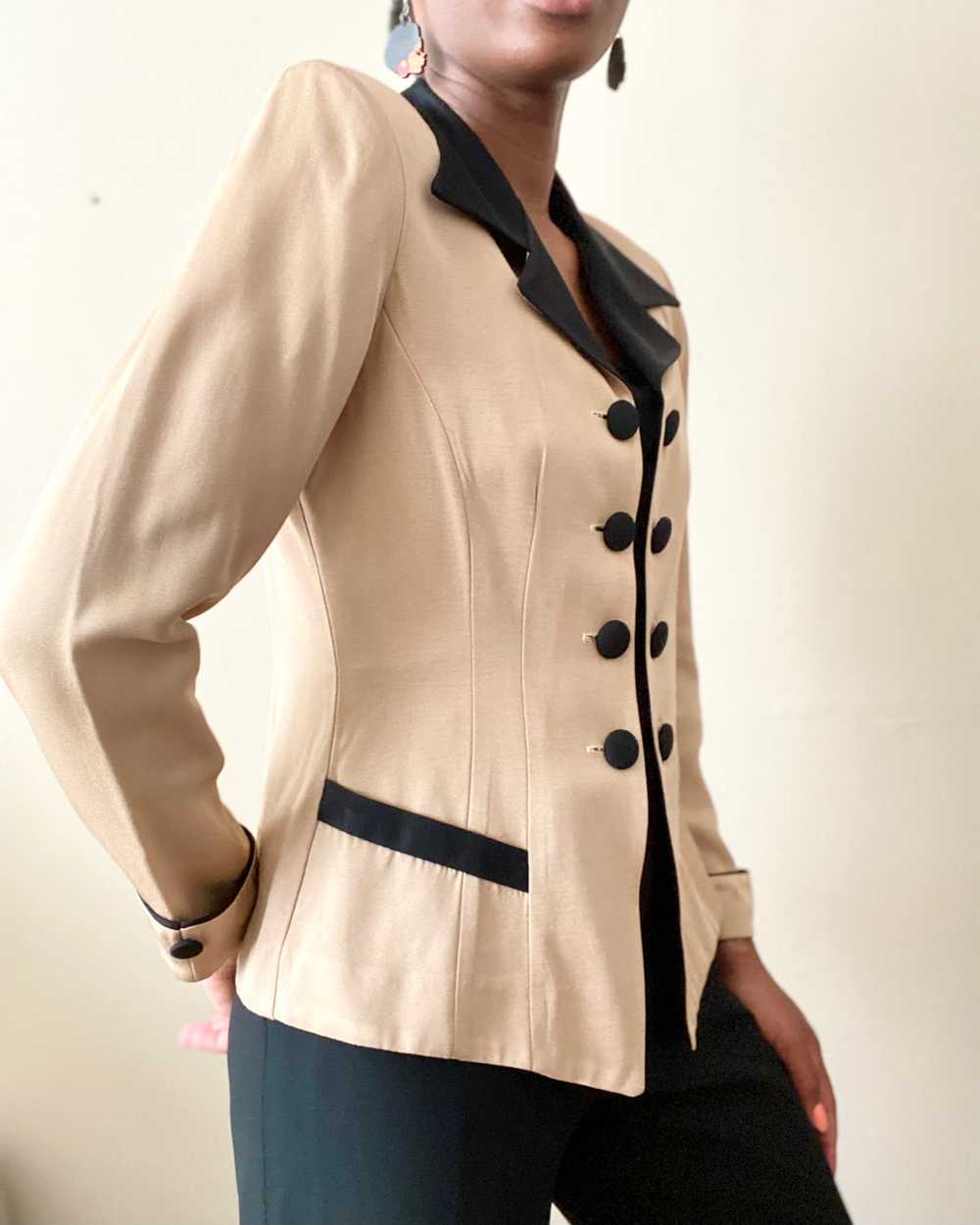 Vintage Tan Customizable Blazer - image 3