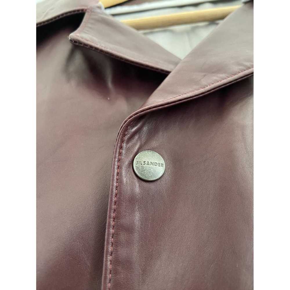 Jil Sander Leather coat - image 2