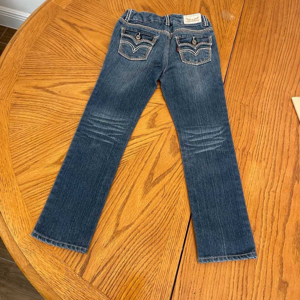 Levi's Levi’s Blue Jeans Pants Skinny Girls Sz 6 … - image 8