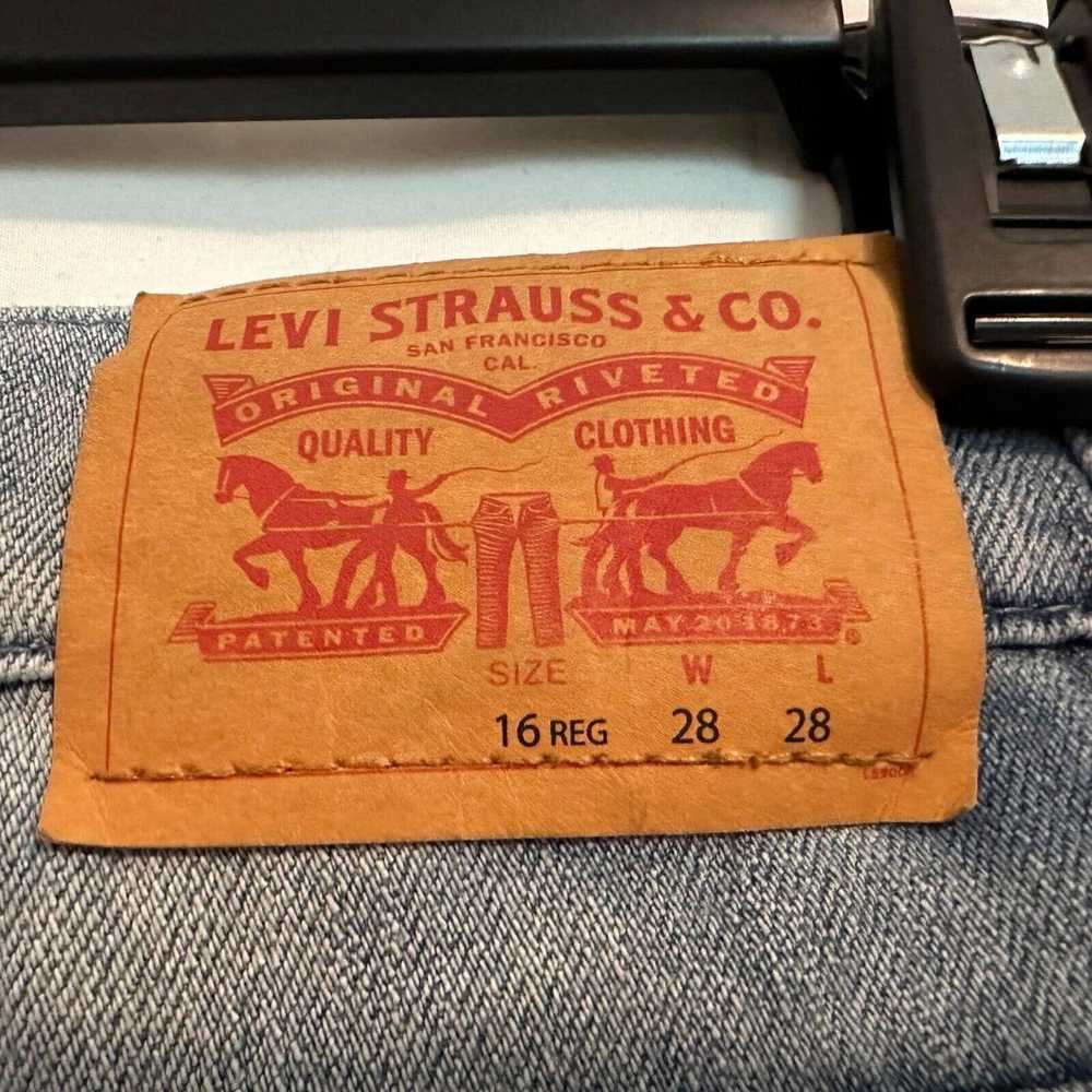 Levi's Levi's 511 Slim Jeans 16 reg28x28, patches… - image 3