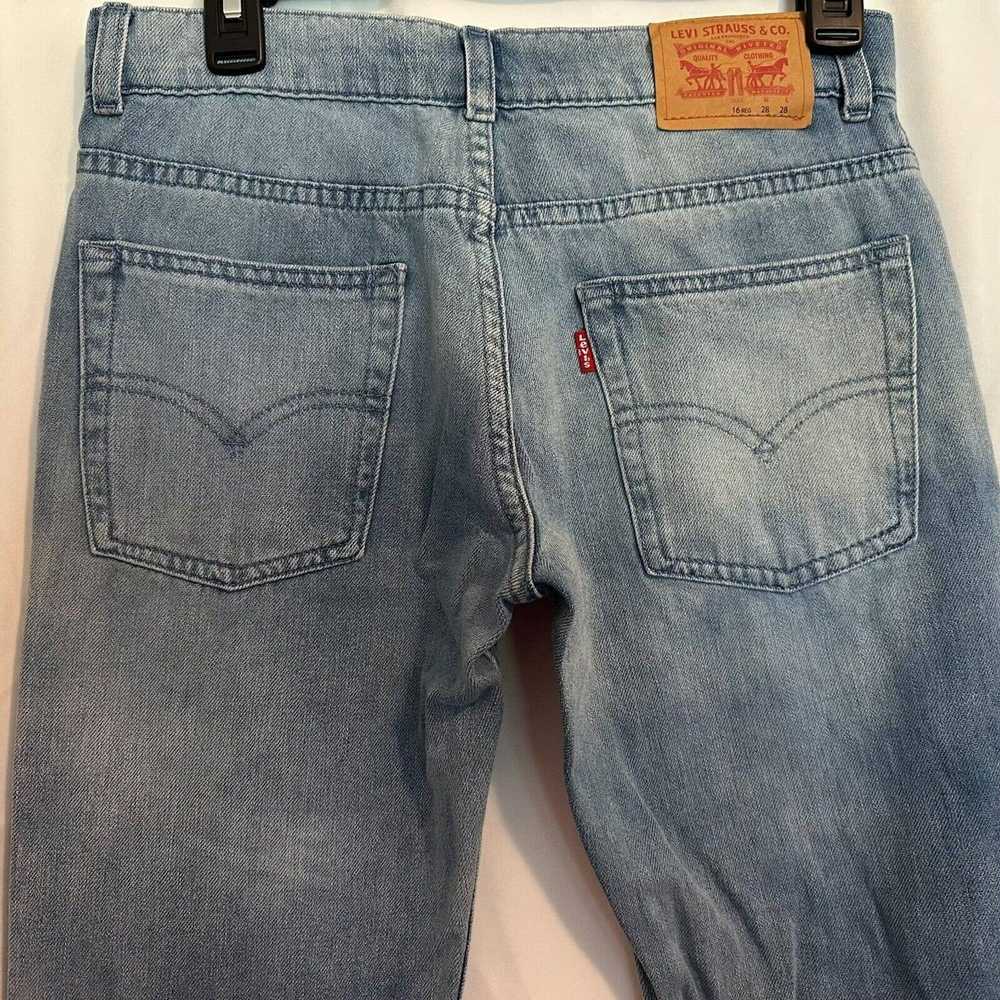 Levi's Levi's 511 Slim Jeans 16 reg28x28, patches… - image 7