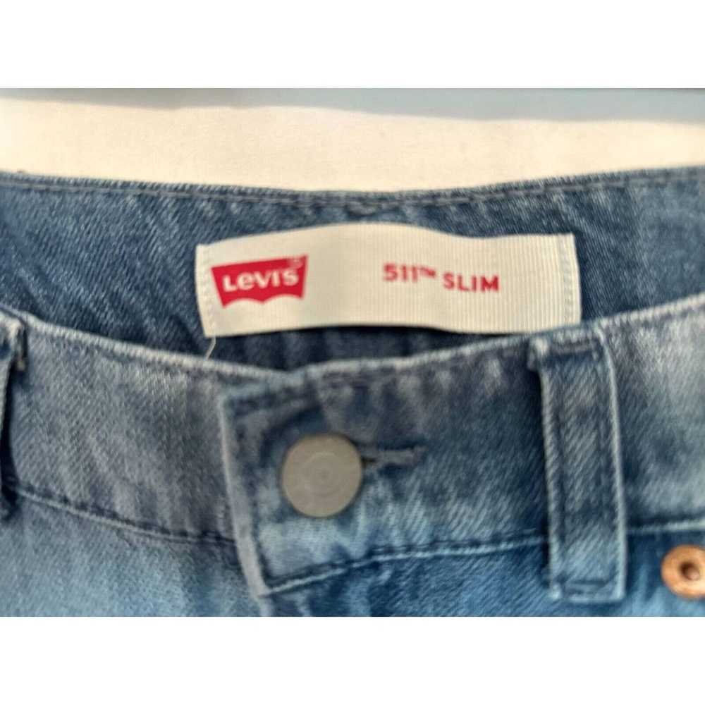 Levi's Levi's 511 Slim Jeans 16 reg28x28, patches… - image 8