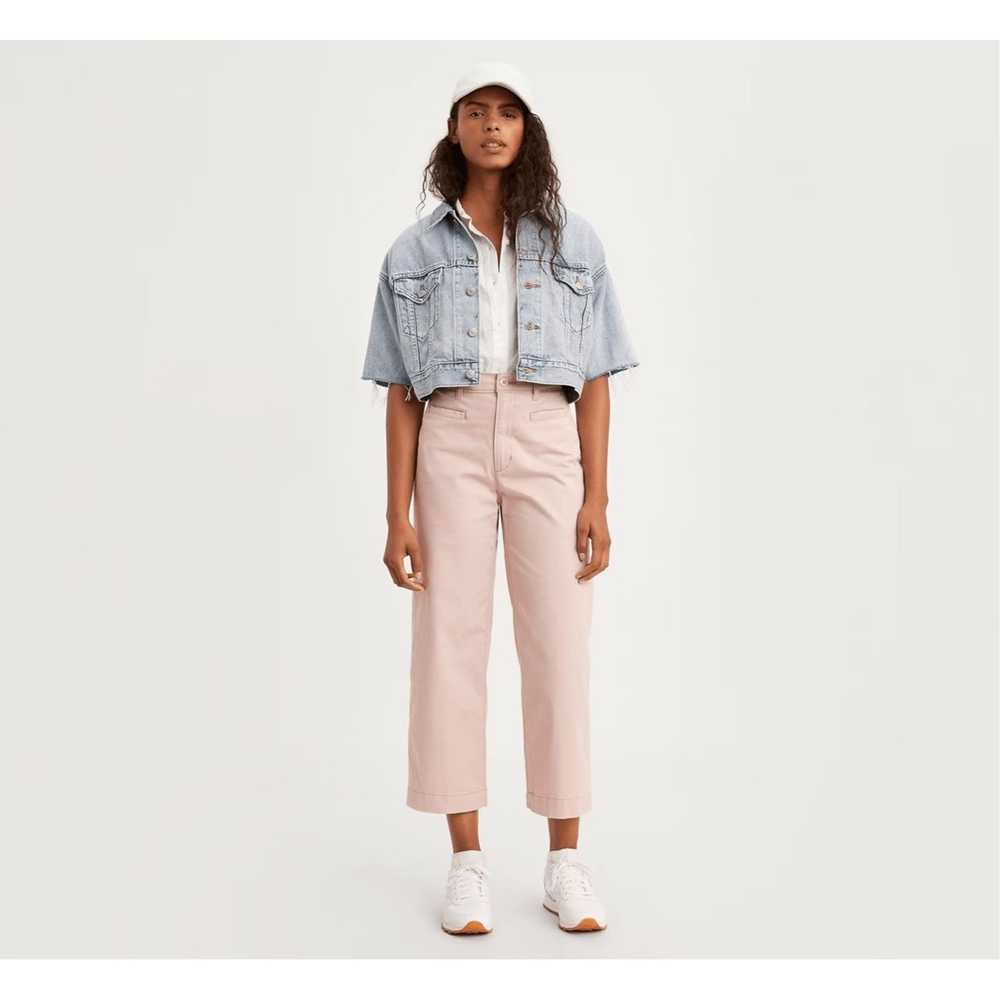 Levi's Levi’s Ribcage Wide Leg Cropped Sepia Rose… - image 1