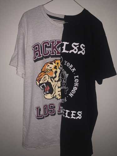 Japanese Brand × Young And Reckless Y&R split T sh