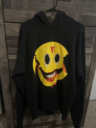 Vlone smiley face on sale hoodie