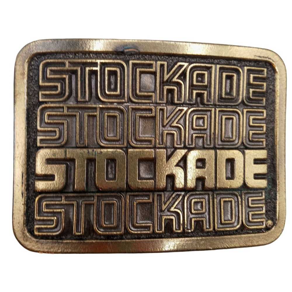 Vintage Stockade Belt Buckle Vintage Country West… - image 1