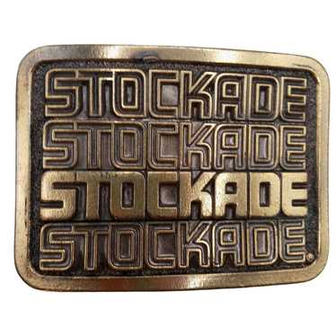 Vintage Stockade Belt Buckle Vintage Country West… - image 1