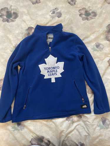 Vintage Toronto Maple Leaf Embroidered Collared Crewneck Sweatshirt Size  2XL