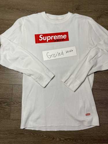 Supreme - Authenticated Box Logo T-Shirt - Cotton White Plain for Men, Never Worn, with Tag