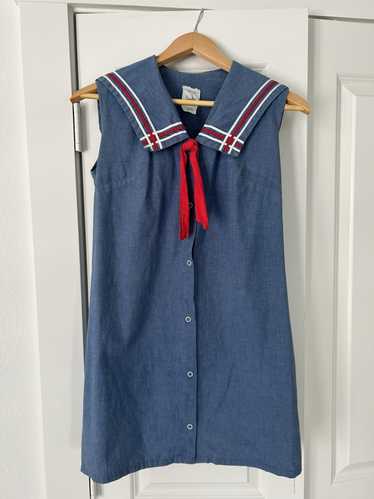 Vintage 1960s Sailor Dress