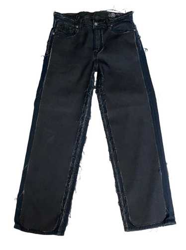 Diesel Diesel Navy Distressed Pants - image 1