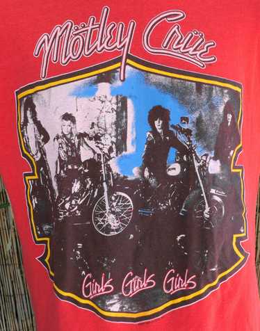 Vintage 80's Vintage 1987 Motley Crue Girls Girls… - image 1
