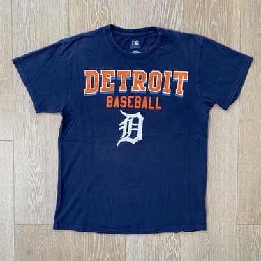 CustomCat Detroit Tigers Vintage MLB Crewneck Sweatshirt Ash / L