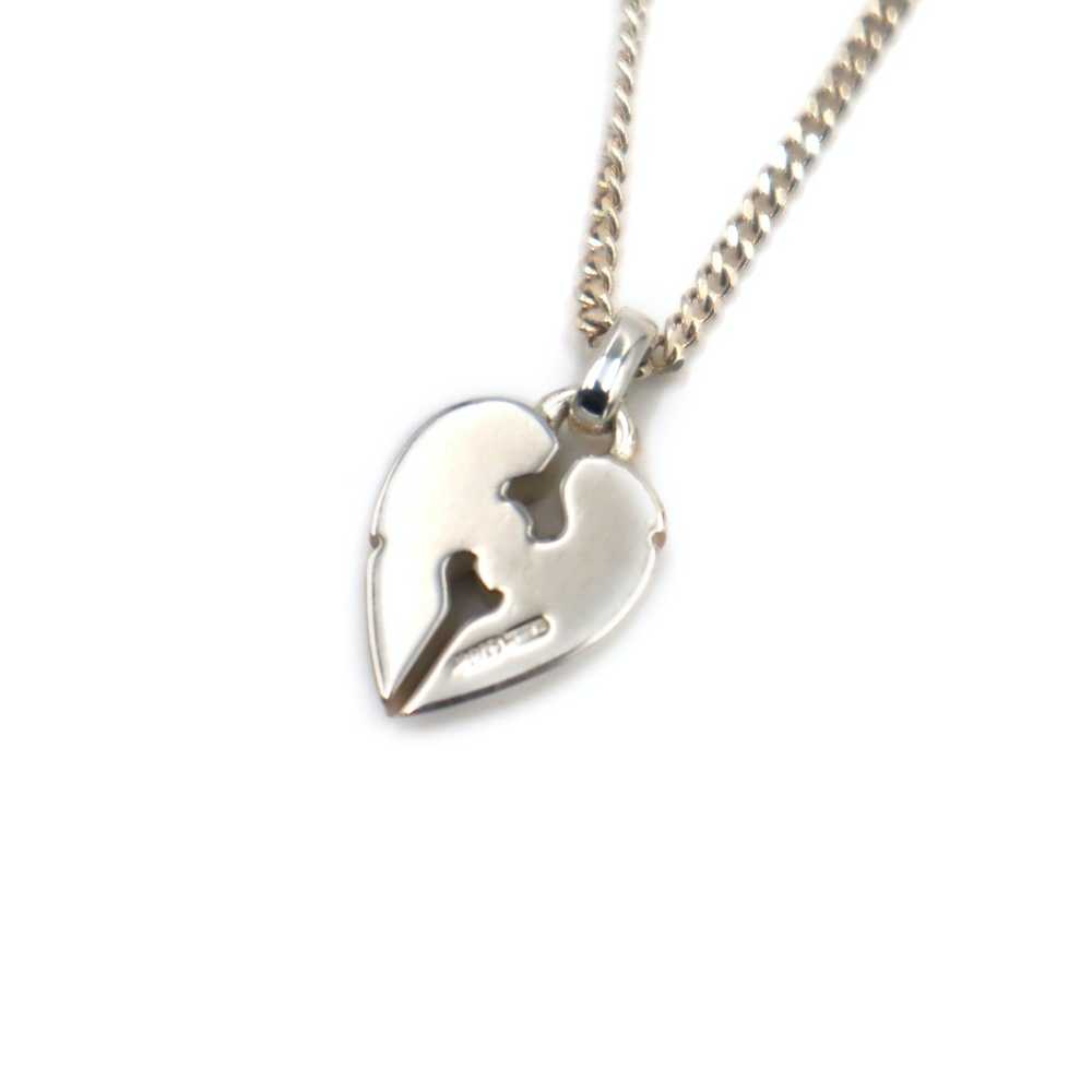 Gucci Gucci Knot Heart Silver Necklace - image 2