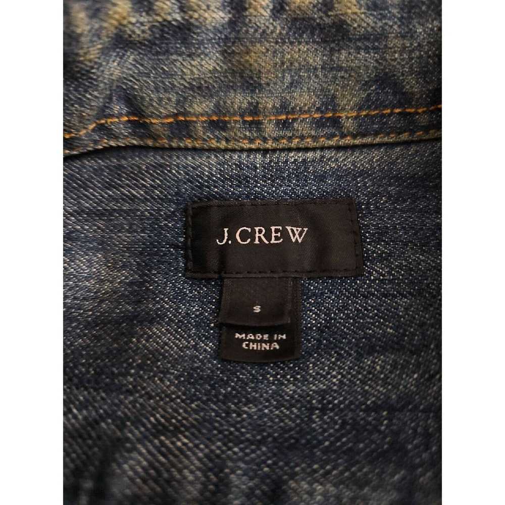 J.Crew J. Crew Blue Denim MidWeight Long Sleeve S… - image 6