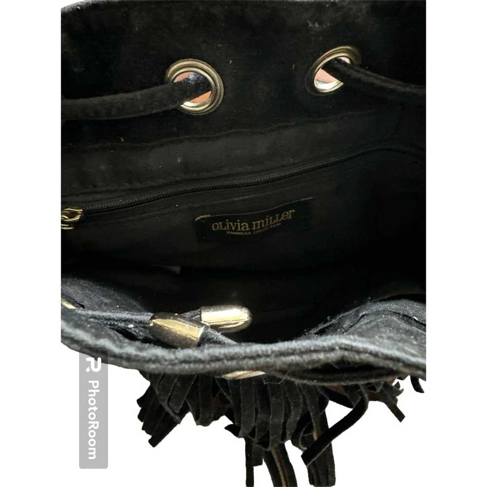 Other Olivia Miller Fringe Bucket /black Handbag … - image 3