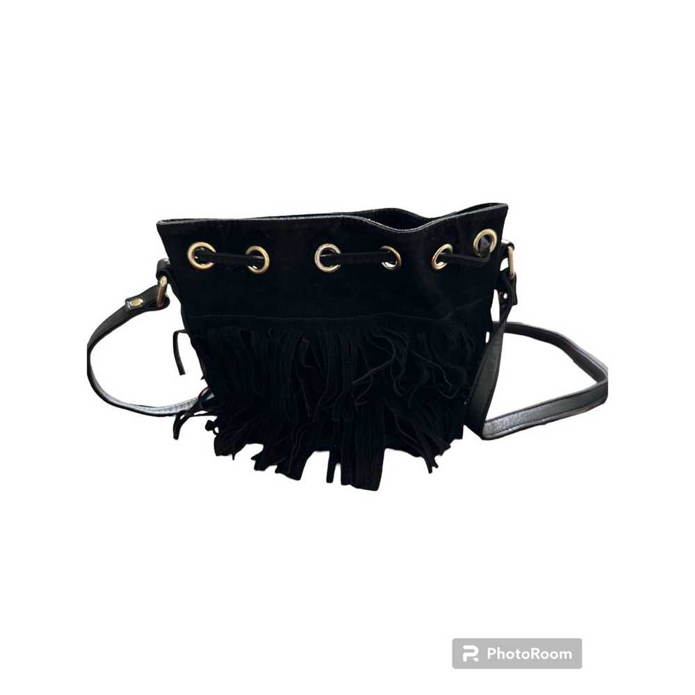 Other Olivia Miller Fringe Bucket /black Handbag … - image 4