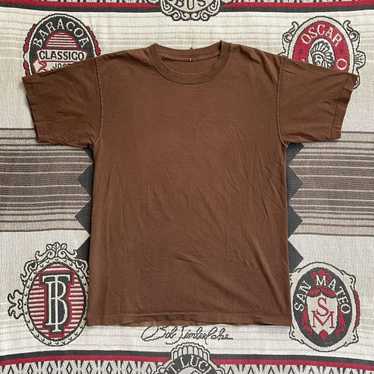 Vintage Vintage Brown Sun Faded T-Shirt - image 1
