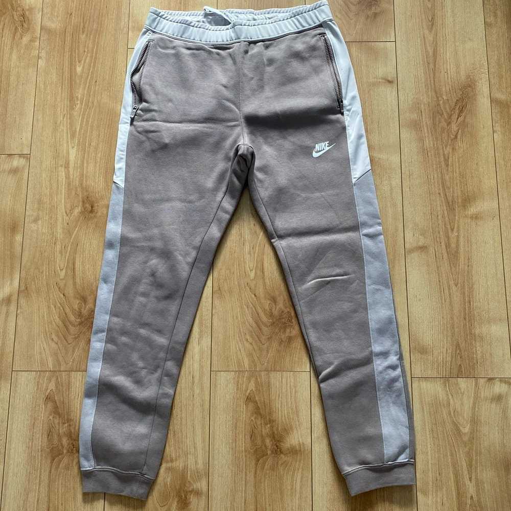 Nike Brown and Cream Nike Sweatpants - image 1