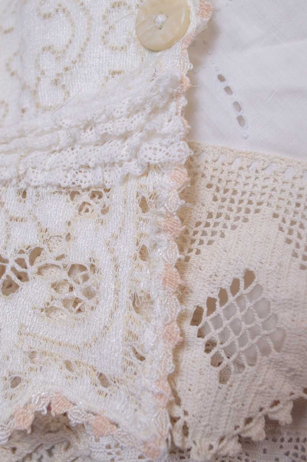 Handmade Layered Lace Crochet Blouse - image 6