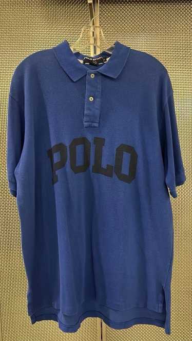 findsnostalgic Vintage 2000s Polo Ralph Lauren Sitting Bear Stitched Kanye Hand Knit Classic Style Navy Pullover Knit Sweater Double Extra Large Mens *R11