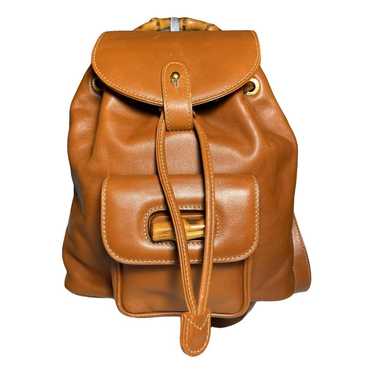 Gucci Bamboo Tassel Oval leather backpack - image 1
