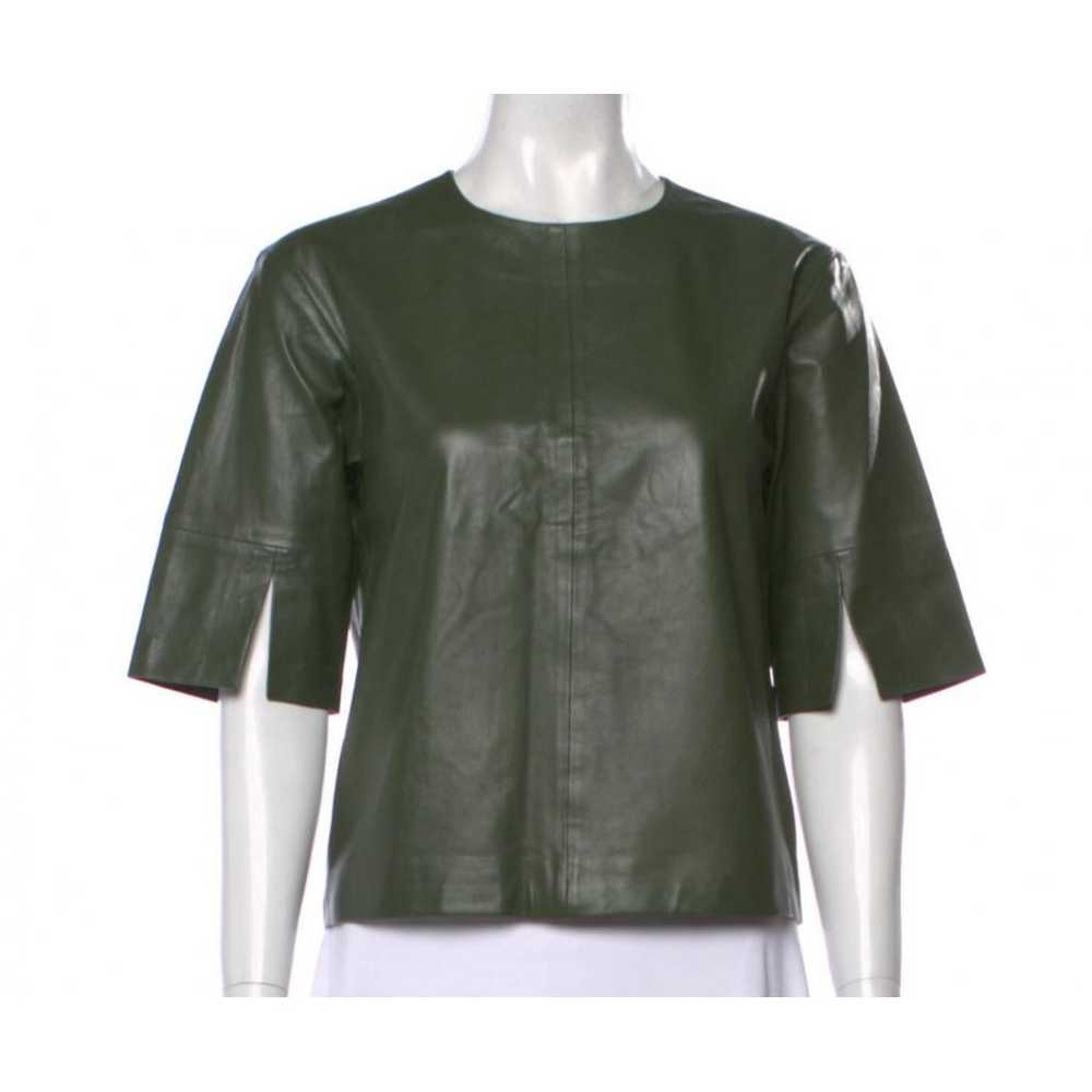Equipment Leather shirt - image 5