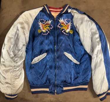 ジャケット・アウター Eagle x Japan Map Reversible WJK Sukajan JAPANESQUE Eagle, Dragon, Japan Map Reversible Sukajan